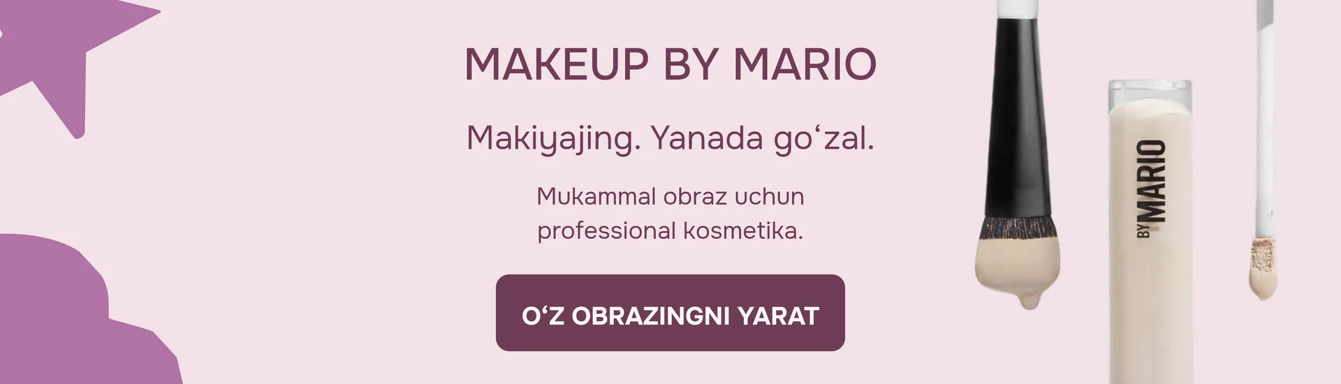 MAKEUP BY MARIO — o‘z obrazingni yarat