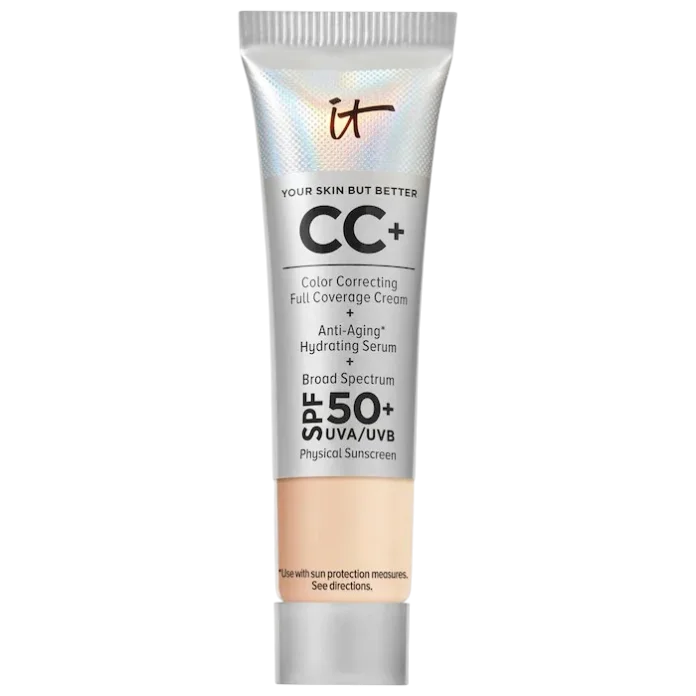 Мини-тональный крем IT Cosmetics CC+ Cream Correcting Foundation with 50+ SPF - Light, 12ml