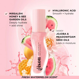 Масло для губ Gisou Honey Infused Hydrating Lip Oil - Watermelon Sugar