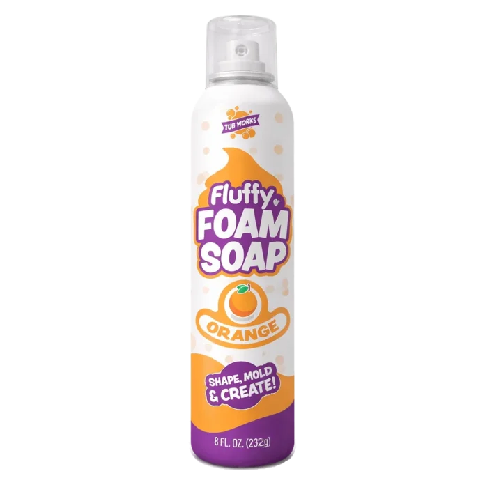 Tub Works Fluffy Foam Soap - Orange bolalar vanna ko'pik-sovuni, 232 g