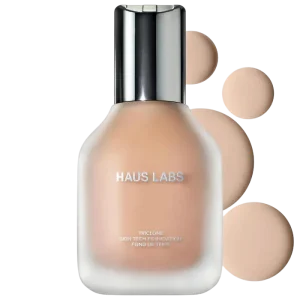HAUS LABS BY LADY GAGA Triclone Skin Tech Foundation - 110 Light Neutral o'rtacha qoplamali va fermentlangan arnika ekstraktli tonal krem