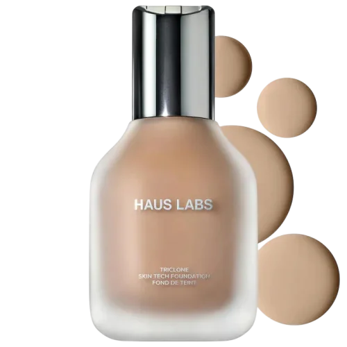 HAUS LABS BY LADY GAGA Triclone Skin Tech Foundation - 190 Light Olive o'rtacha qoplamali va fermentlangan arnika ekstraktli tonal krem