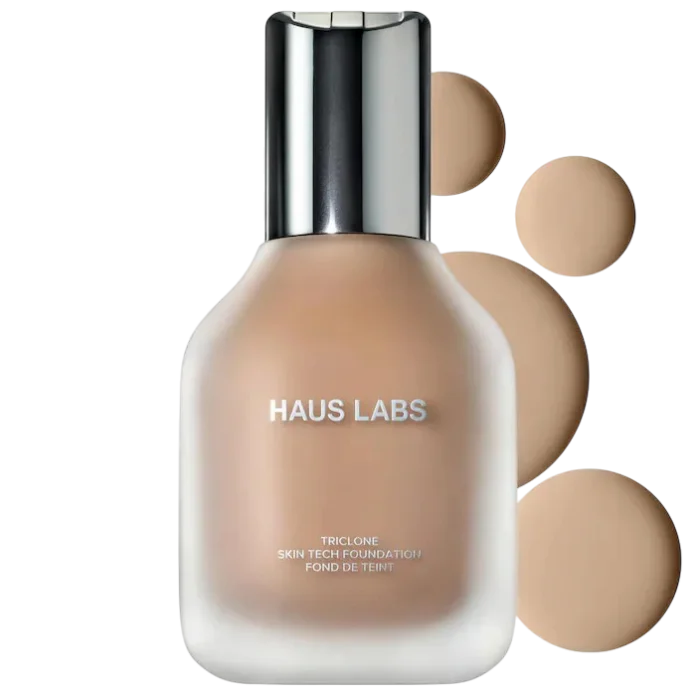 HAUS LABS BY LADY GAGA Triclone Skin Tech Foundation - 190 Light Olive o'rtacha qoplamali va fermentlangan arnika ekstraktli tonal krem