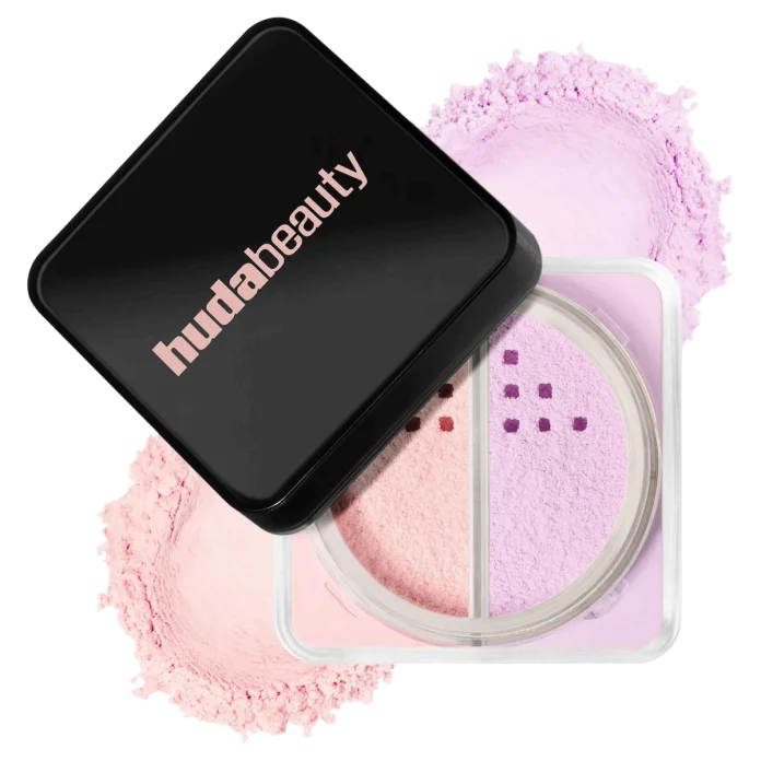 Рассыпчатая пудра HUDA BEAUTY Easy Bake Blurring Loose Baking & Setting Powder Duo - Cherry Lilac