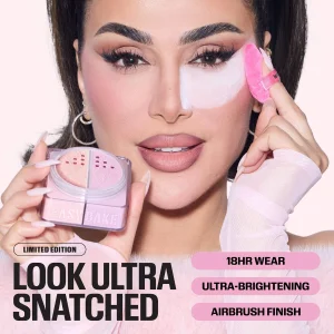 Рассыпчатая пудра HUDA BEAUTY Easy Bake Blurring Loose Baking & Setting Powder Duo - Cherry Lilac