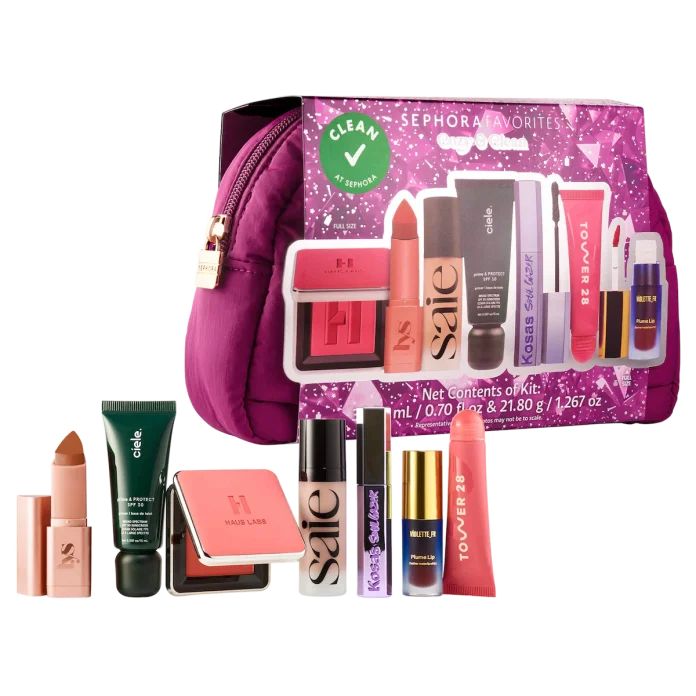 Набор косметики Sephora Favorites Cozy & Clean - 7 средств