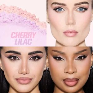 Рассыпчатая пудра HUDA BEAUTY Easy Bake Blurring Loose Baking & Setting Powder Duo - Cherry Lilac