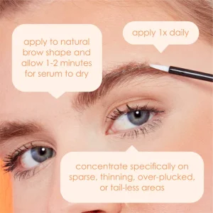 Qoshlar uchun Grande Cosmetics GrandeBROW zardobi, 3 ml