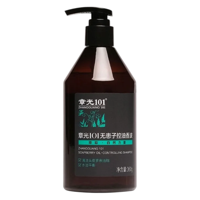 Шампунь для жирных волос Fabao (Zhangguang 101) Soapberry Oil-Controlling Shampoo, 360 г