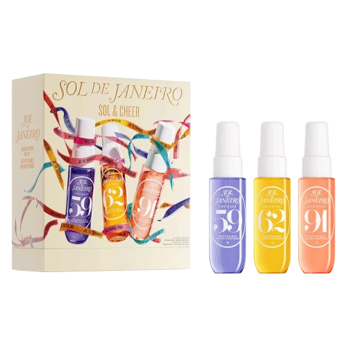 Набор мини-мистов Sol de Janeiro Sol & Cheer, 3 x 30 мл