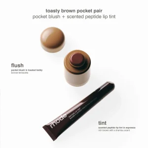 Набор для губ и щек rhode Pocket Pair - Toasted Teddy + Espresso