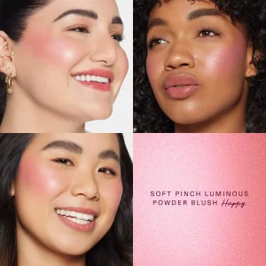 Сияющие румяна Rare Beauty Soft Pinch Luminous Powder Blush - Happy