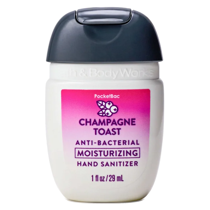 Увлажняющий санитайзер для рук Bath & Body Works PocketBac Moisturizing - Champagne Toast, 29 мл