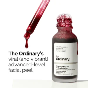 Кислотный пилинг для лица  The Ordinary AHA 30% + BHA 2% Exfoliating Peeling Solution - 30 ml