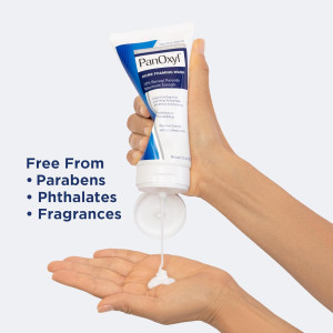 PanOxyl Acne Foaming Wash Benzoyl Peroxide 10% aknega qarshi yuz yuvish ko'pigi (10% benzoyl peroksid bilan)