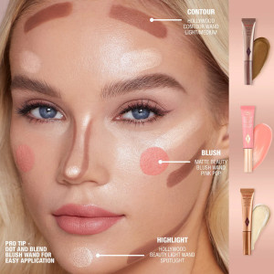 Кремовые румяна Charlotte Tilbury Matte Beauty Blush Wand - Pink Pop