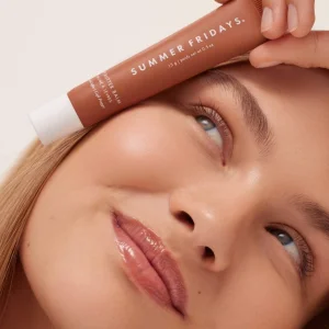 Summer Fridays Lip Butter Balm for Hydration & Shine - Iced Coffee tusli balzam