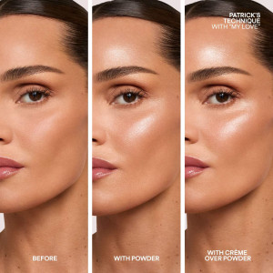 PATRICK TA Major Glow Crème & Powder Light Reflecting Translucent Highlighter Duo - My Love haylayterlar paletkasi