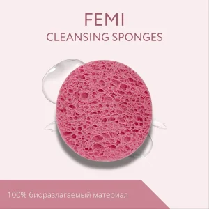 Femi Cosmetics - 50shuk yuzni tozalash uchun sponjlar to'plami