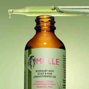 Масло для роста и укрепления волос Mielle Organics Rosemary Mint Scalp & Hair Strengthening Oil for All Hair Types - 59ml
