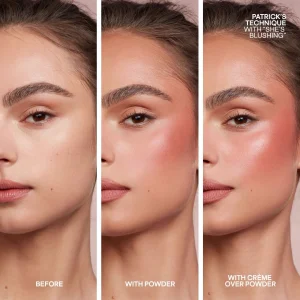 Дуэт кремовых и пудровых румян PATRICK TA Major Headlines Double-Take Crème & Powder Blush Duo - Not Too Much