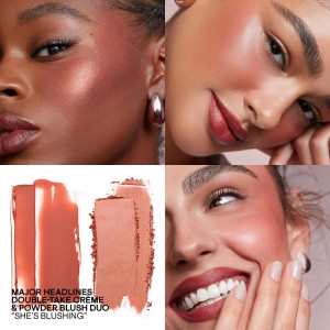Дуэт кремовых и пудровых румян PATRICK TA Major Headlines Double-Take Crème & Powder Blush Duo - She's Blushing