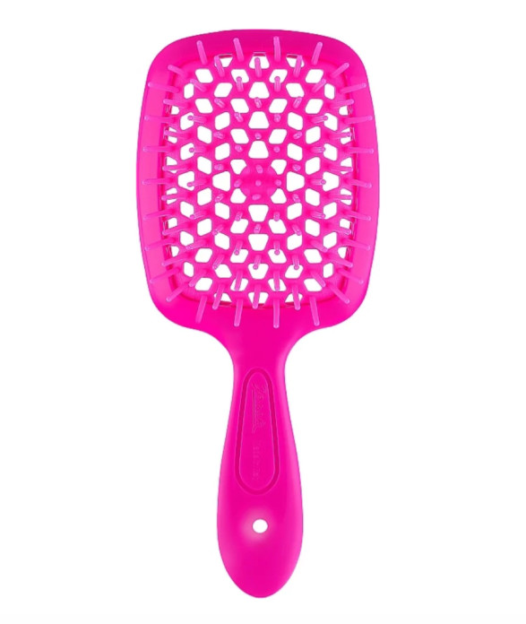 Расческа для волос Janeke Superbrush - розовая fluo