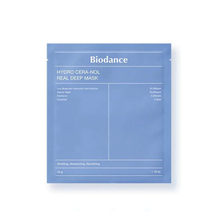 Маска гидрогелевая Biodance Hydro Cera-nol Real Deep Mask
