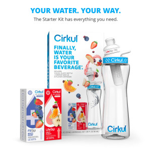 Инновационная бутылка для воды с системой картриджей Cirkul BPA-Free Plastic Water Bottle Zero Calories and No Sugar - 650ml