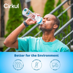Инновационная бутылка для воды с системой картриджей Cirkul BPA-Free Plastic Water Bottle Zero Calories and No Sugar - 650ml