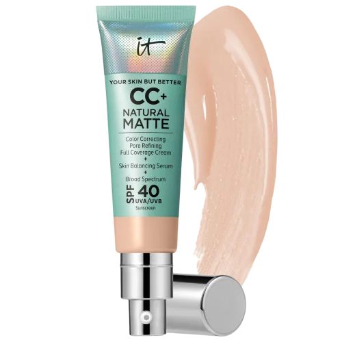 IT Cosmetics матовый крем CC+  Natural Matte Foundation with SPF 40 - Fair Light , 32ml
