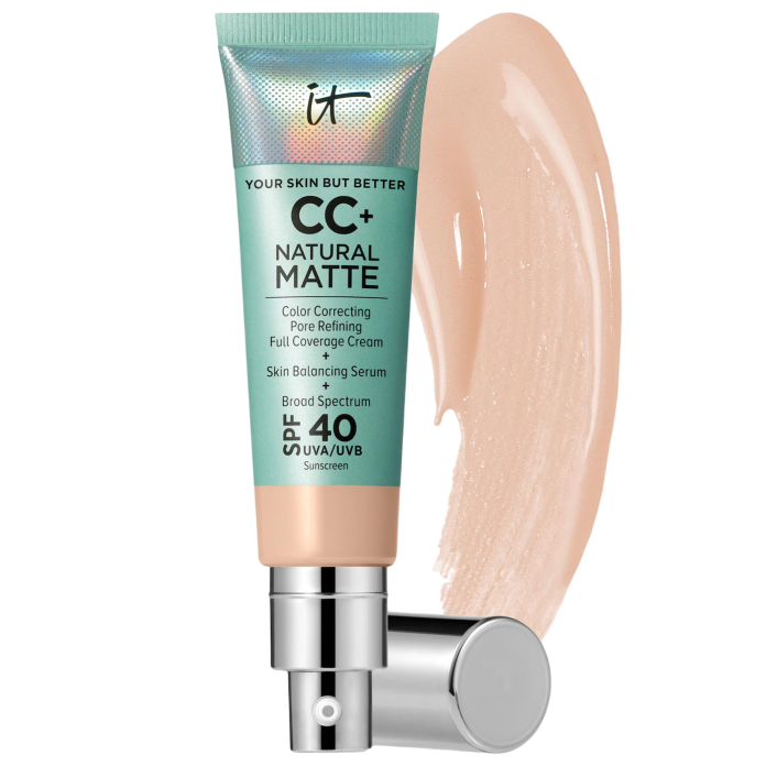 IT Cosmetics матовый крем CC+  Natural Matte Foundation with SPF 40 - Fair Light , 32ml