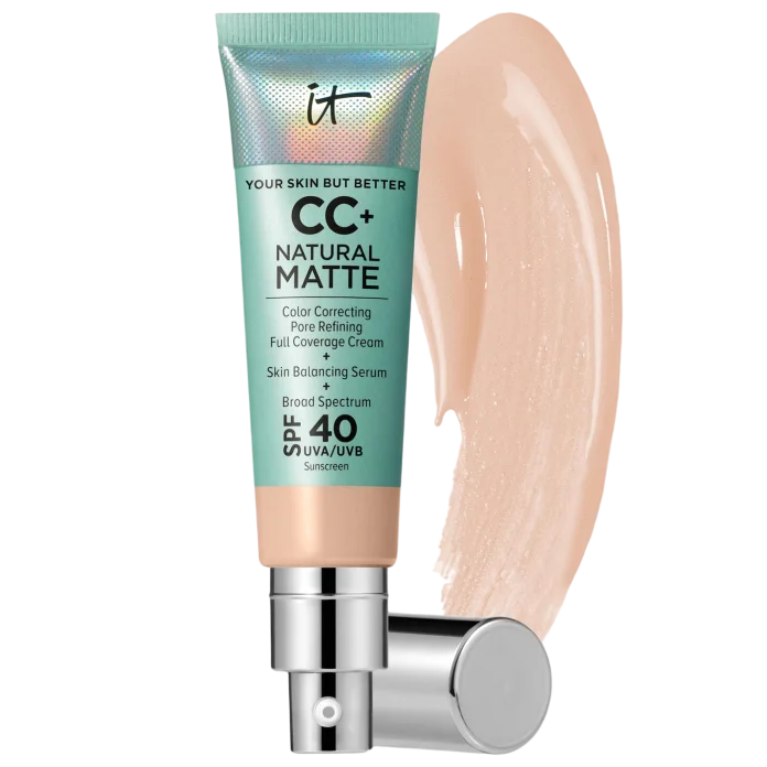IT Cosmetics матовый крем CC+  Natural Matte Foundation with SPF 40 - Fair Light , 32ml