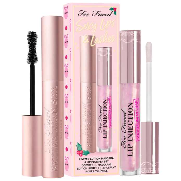 Набор тушь+помада(плампер) Too Faced Sexy Lips & Lashes Kit