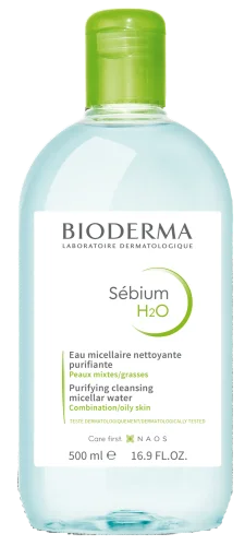 Мицеллярная вода для жирной и комбинированной кожи BIODERMA sebium h2o 500ml