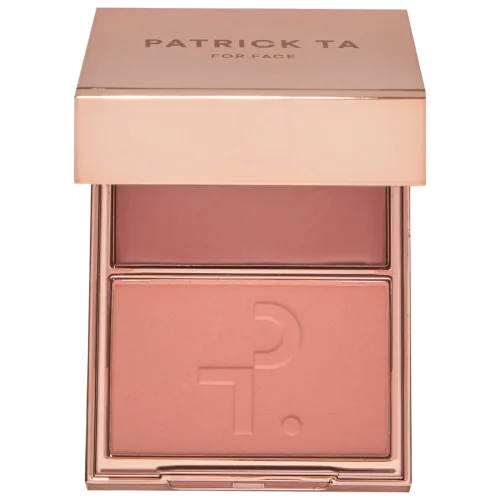 Дуэт кремовых и пудровых румян PATRICK TA Major Headlines Double-Take Crème & Powder Blush Duo - Not Too Much