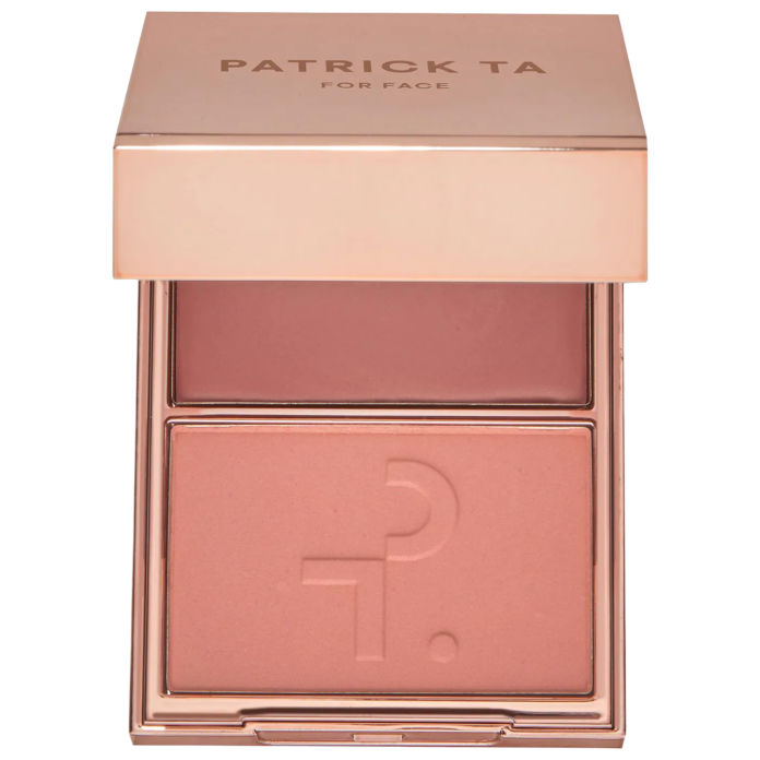 Палетка румян Patrick TA - Major Headlines - Double-Take Cream + Powder Blush Duo - Not Too Much