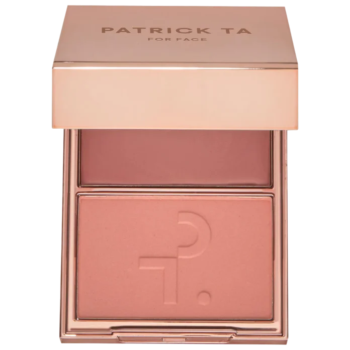Дуэт кремовых и пудровых румян PATRICK TA Major Headlines Double-Take Crème & Powder Blush Duo - Not Too Much