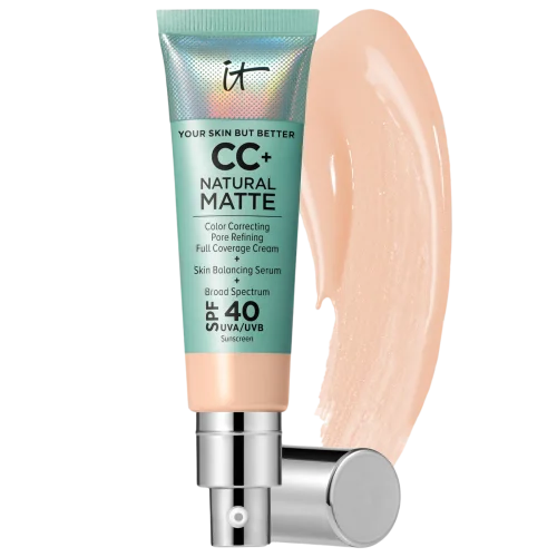 IT Cosmetics матовый крем CC+  Natural Matte Foundation with SPF 40 - Light Neutral , 32ml
