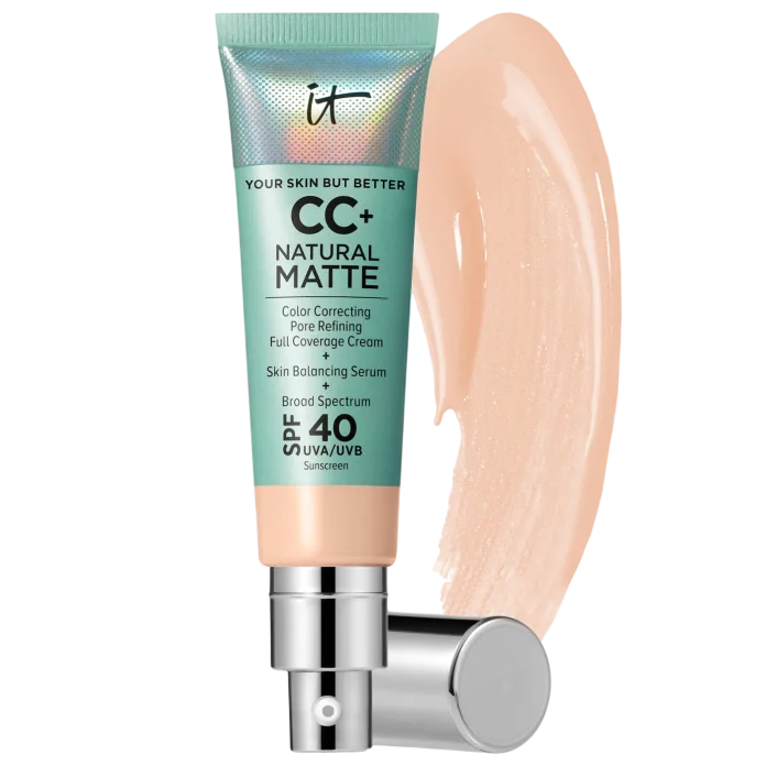 IT Cosmetics матовый крем CC+  Natural Matte Foundation with SPF 40 - Light Neutral , 32ml
