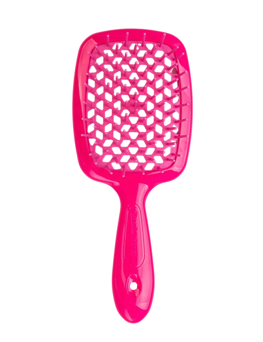 Расческа для волос Janeke Superbrush - розовая fluo 2