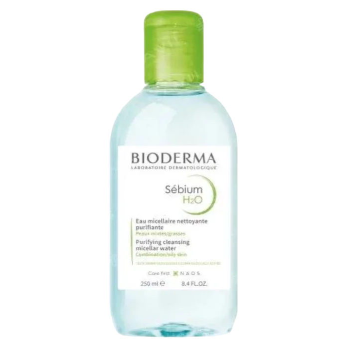 BIODERMA sebium h2o 250ml yog'li va aralash teri uchun mitsellyar suv
