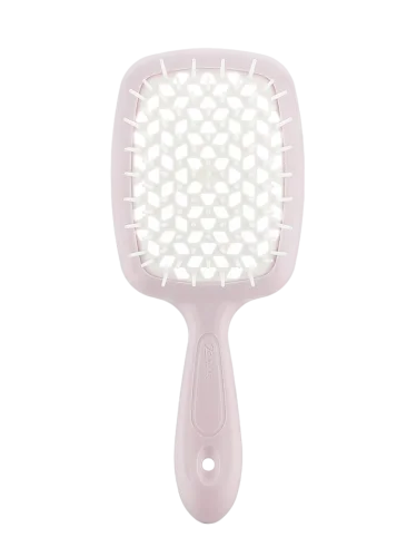 Расческа для волос Janeke Superbrush - пудровая/белая