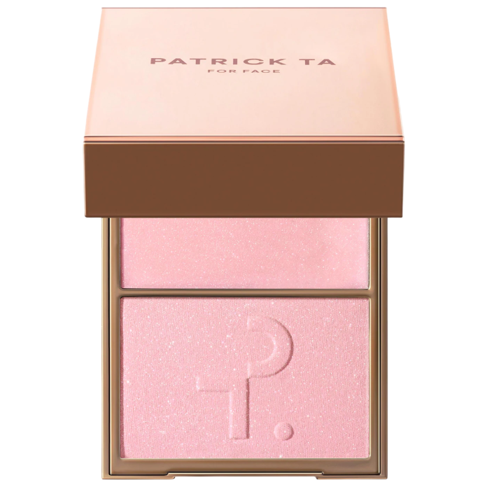 Палетка хайлайтеров PATRICK TA Major Glow Crème & Powder Light Reflecting Translucent Highlighter Duo - Baby