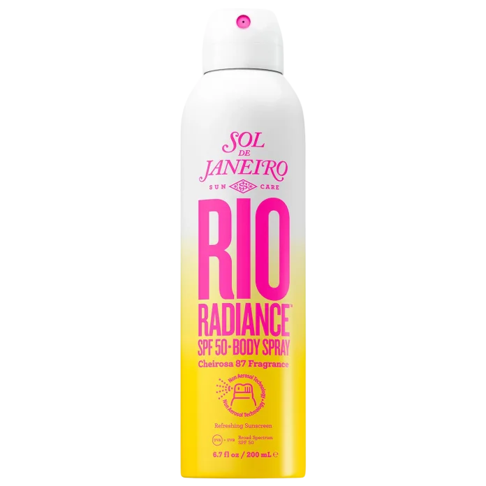 Sol de Janeiro Rio Radiance™ SPF 50 Body Spray Sunscreen with Niacinamide niatsinamidli quyoshdan himoya qiluvchi sprey - 200ml