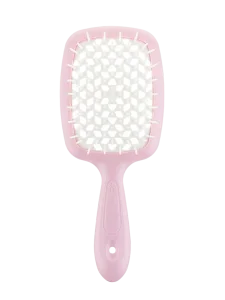 Расческа для волос Janeke Superbrush - розовая/белая