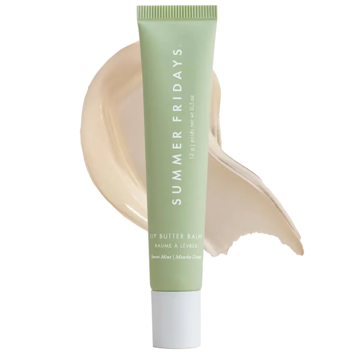 Summer Fridays Lip Butter Balm for Hydration & Shine - Sweet Mint rangli balzam