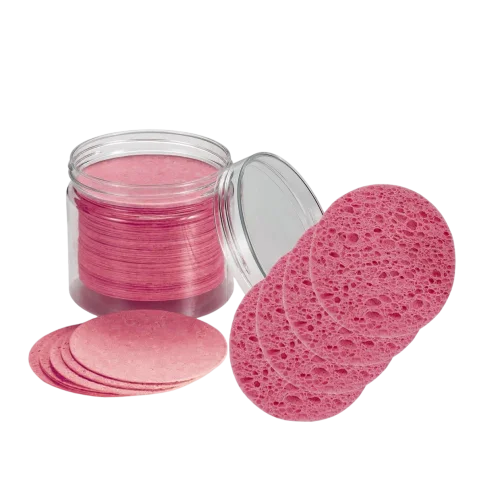Набор спонжей для очищения лица Femi Cosmetics - 50штук