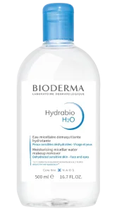 Мицеллярная вода для сухой кожи BIODERMA hydrabio h2o 500ml