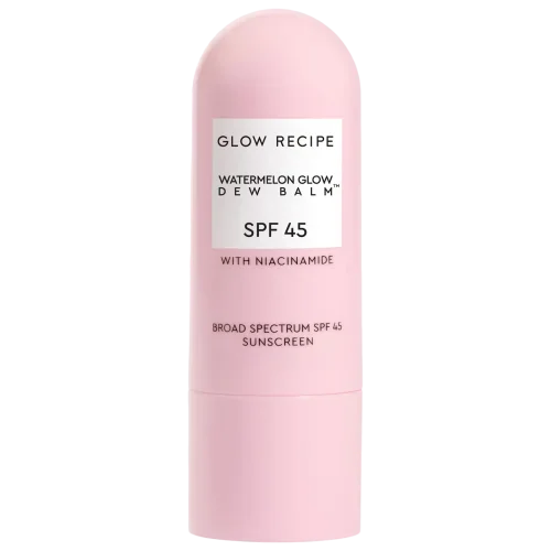 Солнцезащитный стик с ниацинамидом Glow Recipe Watermelon Glow Niacinamide Dew Balm Face Sunscreen Stick- SPF 45